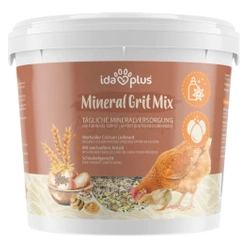 Suplement Mineral Grit Mix, dla kur, przepiórek i innych ptaków drobiowych, 5 kg, IdaPlus