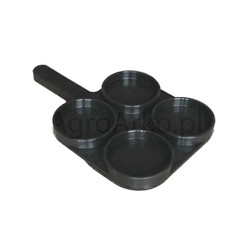 Przedzdajacz tacka do testowania mleka czarna