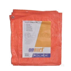 Plandeka 8X6 m, 100 g/m2, pomarańczowa, PE