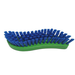 Szczotka do mycia konwi "S", ręczna, 20 cm, zielony/niebieski, Can Agri