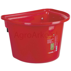 Żłób na paszę z zawiesiem, 12 l, czerwone 4018653700044 KERBL