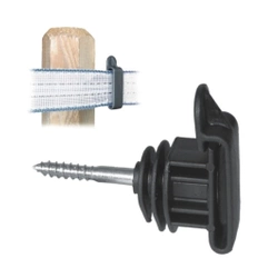 Izolator do taśmy z wkrętem do drewna IRUVIS - opakowanie 25 szt