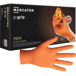 Rękawice nitrylowe gogrip ORANGE - Pomarańczowe 1 szt.