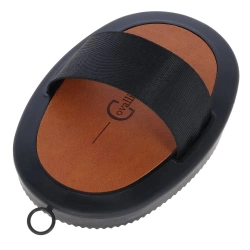 Zgrzebło Deluxe, brązowy/czarny, 16,3 cm, Covalliero