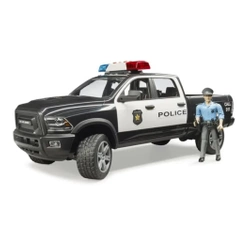 Dodge policyjny RAM 2500 z policjantem BRUDER