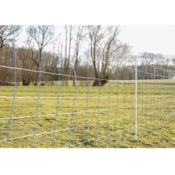 Siatka elektryczna przeciwko wilkom TitanNet, 50 m, 145 cm, podwójny szpic, niebiesko-biała, Kerbl