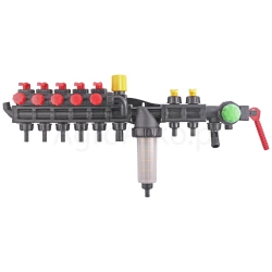 Rozdzielacz 5+2-sekcyjny HD stałociśnieniowy AGROPLAST