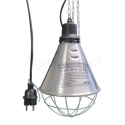 Lampa promiennika do ogrzewania zwierząt bez przełącznika - kabel 2,5 m Olko