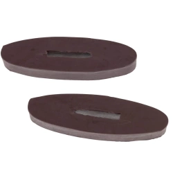 Gumki na wodze,brązowy, para, blister, Covalliero