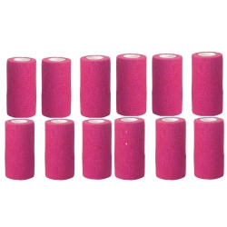 Samoprzylepny bandaż VetLastic Nature, 10 cm x 4,5 m, różowy, 12 szt, Kerbl