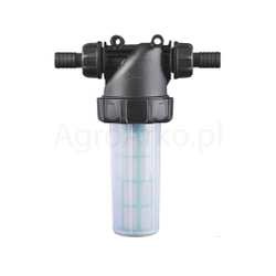 Filtr ciśnieniowy międzysekcyjny duży mesh 90 (wtyczka prosta  fi 20) AGROPLAST