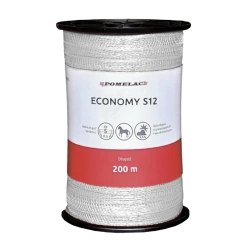 Taśma do pastucha elektrycznego ECO S12 200 m Pomelac
